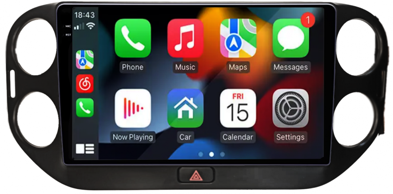 Navigatie dedicata Volkswagen Tiguan 2010-2017, 12GB RAM 256GB ROM, Android 14, Rezolutie 2K, Display QLED, 9", DSP, Carplay, Android Auto, Internet, Youtube, Waze, Wi Fi, USB [3]