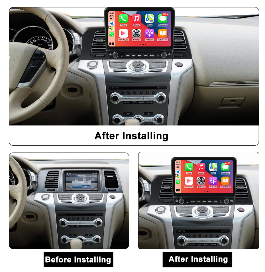 Navigatie dedicata Murano Z51 2008-2014 cu butoane rotative model 2024, 9 Inch, 2GB RAM 32GB ROM, Quadcore, Android 13, WiFi, Bluetooth, Magazin Play [5]
