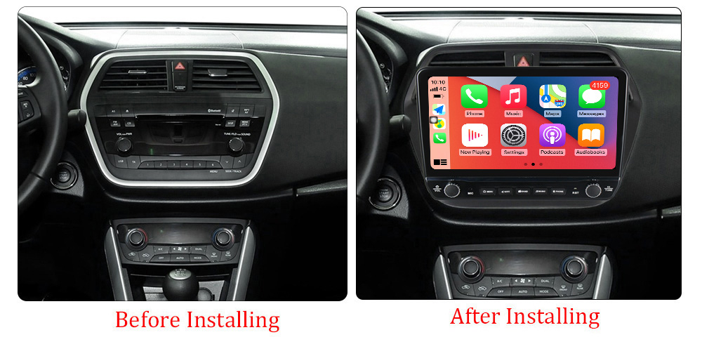 Navigatie dedicata S-cross 2012-2016 cu butoane rotative model 2024, 9 Inch, 2GB RAM 32GB ROM, Quadcore, Android 13, WiFi, Bluetooth, Magazin Play [5]