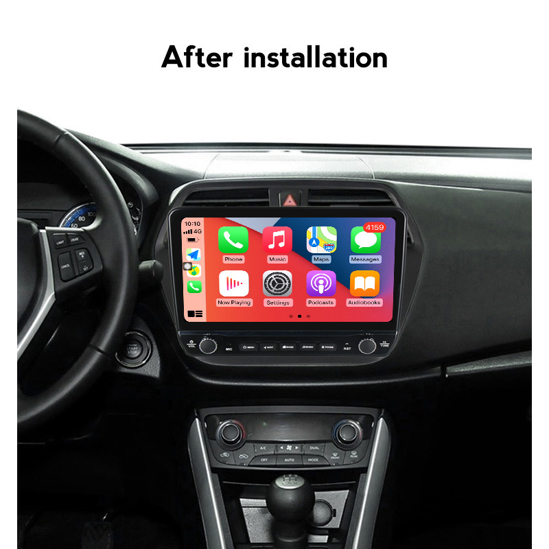 Navigatie dedicata S-cross 2012-2016 cu butoane rotative model 2024, 9 Inch, 2GB RAM 32GB ROM, Quadcore, Android 13, WiFi, Bluetooth, Magazin Play [3]