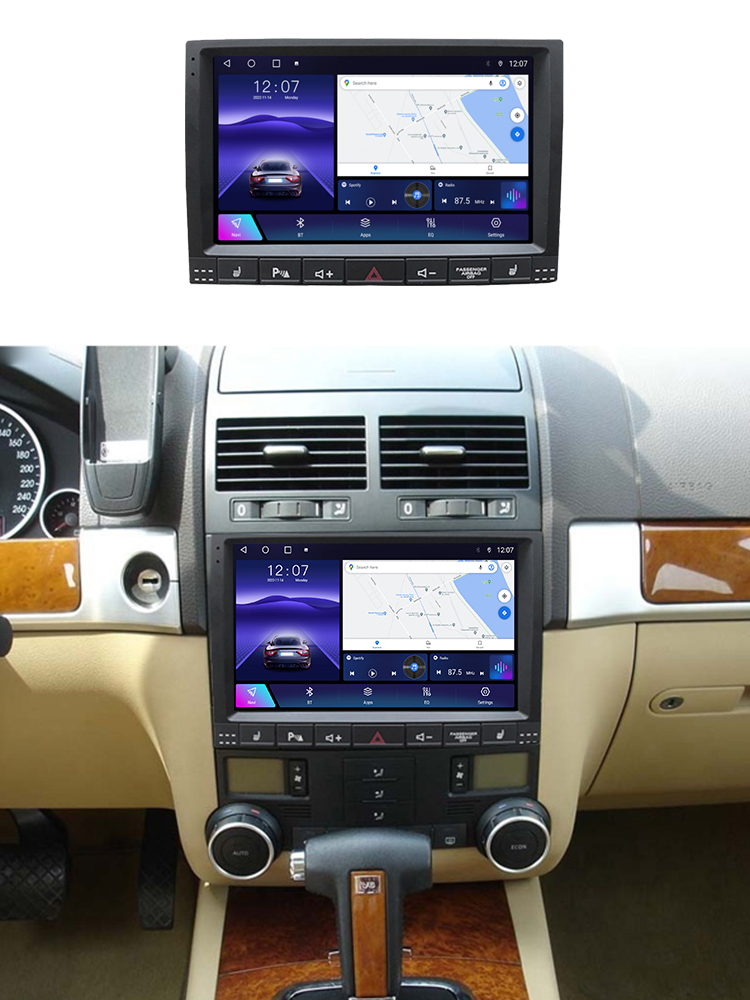 Navigatie dedicata Volkswagen Touareg 2002-2012, 4GB RAM 64GB ROM, Octacore, Android 14, Display QLED 9", DSP, Carplay&Android Auto, SIM 4G, Ventilator Activ [5]