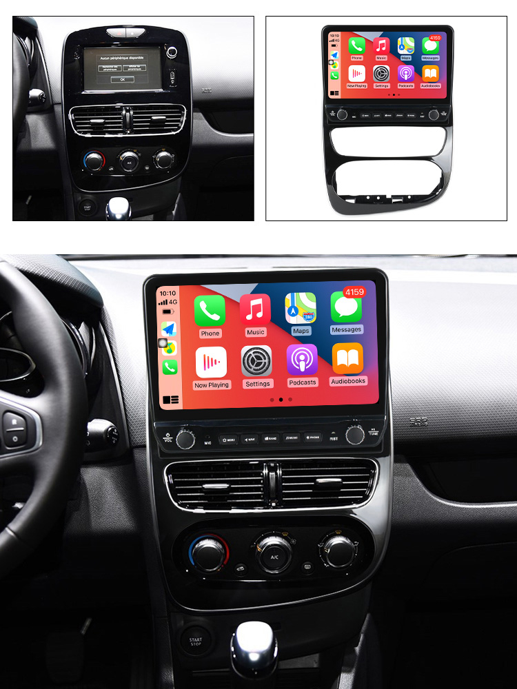 Navigatie dedicata Renault Clio 4 BH98 KH98 2012-2018 cu butoane rotative model 2024, 10 Inch, 2GB RAM 32GB ROM, Quadcore, Android 13, WiFi, Bluetooth, Magazin Play [4]