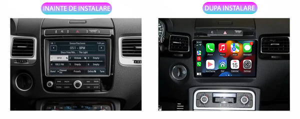 Navigatie dedicata Volkswagen Touareg 2010-2018, 12GB RAM 256GB ROM, Android 14, Rezolutie 2K, Display QLED, 9", DSP, Carplay, Android Auto, Internet, Youtube, Waze, Wi Fi, USB [4]