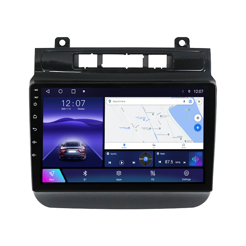 Navigatie dedicata Volkswagen Touareg 2012-2015, 4 GB RAM 32 ROM, Android 14, Display QLED, 9", DSP, Carplay, Android Auto, Internet, Youtube, Waze, WI-FI, USB, Bluetooth [2]