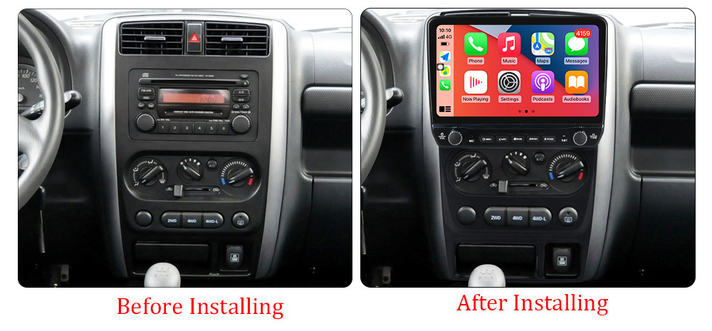 Navigatie dedicata Jimny 2007-2012 cu butoane rotative model 2024, 9 Inch, 2GB RAM 32GB ROM, Quadcore, Android 13, WiFi, Bluetooth, Magazin Play [5]
