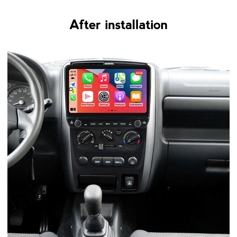 Navigatie dedicata Jimny 2007-2012 cu butoane rotative model 2024, 9 Inch, 2GB RAM 32GB ROM, Quadcore, Android 13, WiFi, Bluetooth, Magazin Play [3]