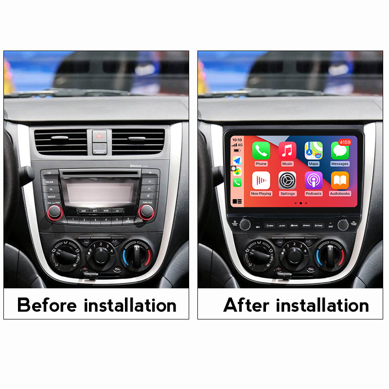 Navigatie dedicata Celerio 2015-2018 cu butoane rotative model 2024, 9 Inch, 2GB RAM 32GB ROM, Quadcore, Android 13, WiFi, Bluetooth, Magazin Play [4]