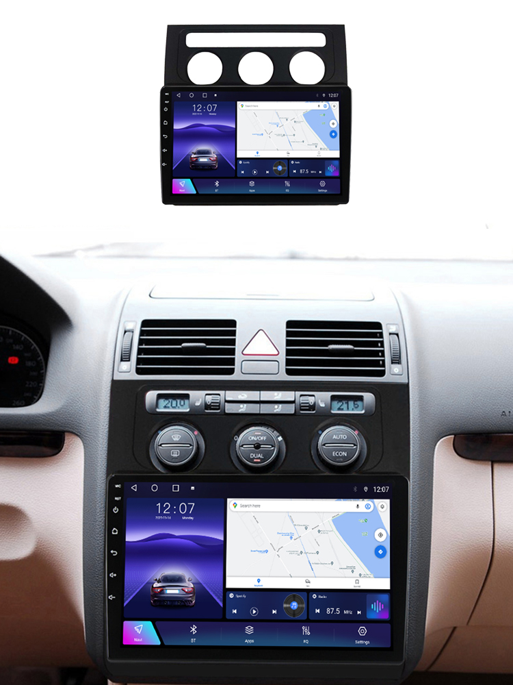 Navigatie dedicata Volkswagen Touran 2003-2015, 4GB RAM 64GB ROM, Octacore, Android 14, Display QLED 10", DSP, Carplay, Android Auto, Internet, Youtube, Waze, WIFI, Bluetooth [8]