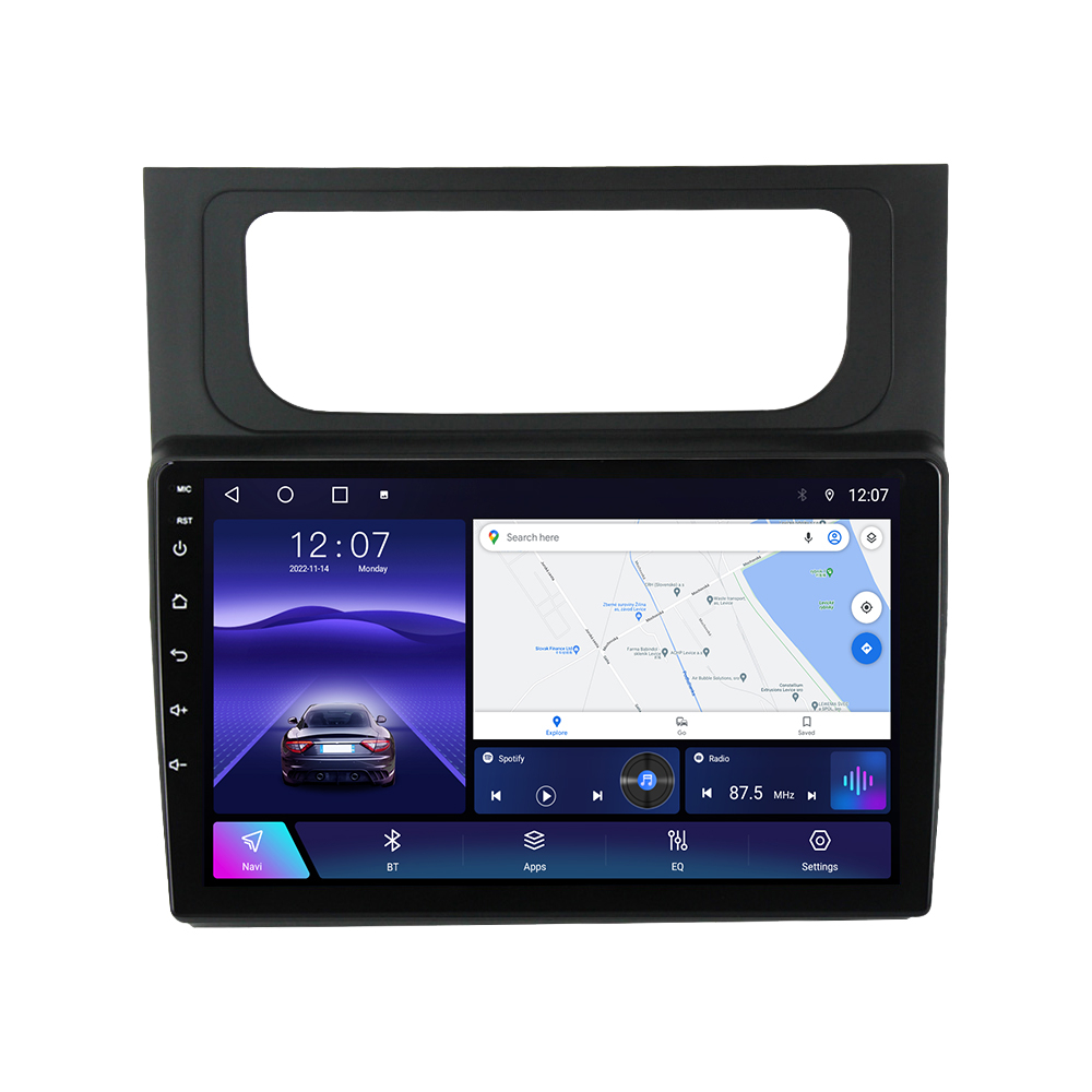 Navigatie dedicata Volkswagen Touran 2011-2015, 4 GB RAM 32 ROM, Android 14, Display QLED, 10", DSP, Carplay, Android Auto, Internet, Youtube, Waze, WI-FI, USB, Bluetooth [2]