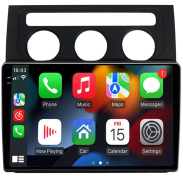 Navigatie dedicata Volkswagen Touran2003-2015, 12GB RAM 256GB ROM, Android 13, Rezolutie 2K, Display QLED, 10.1", DSP, Carplay, Android Auto, Internet, Youtube, Waze, Wi Fi, USB [2]