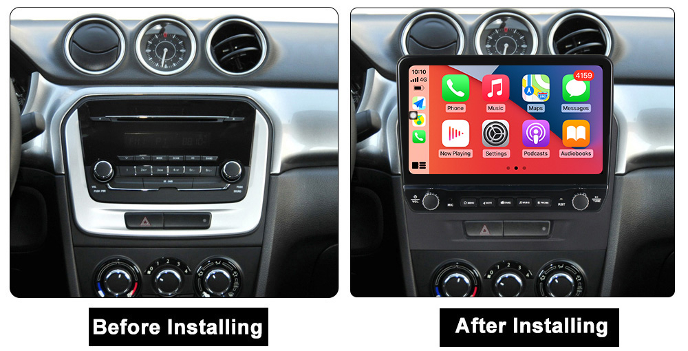 Navigatie dedicata Vitara 2014-2018 cu butoane rotative model 2024, 9 Inch, 2GB RAM 32GB ROM, Quadcore, Android 13, WiFi, Bluetooth, Magazin Play [5]