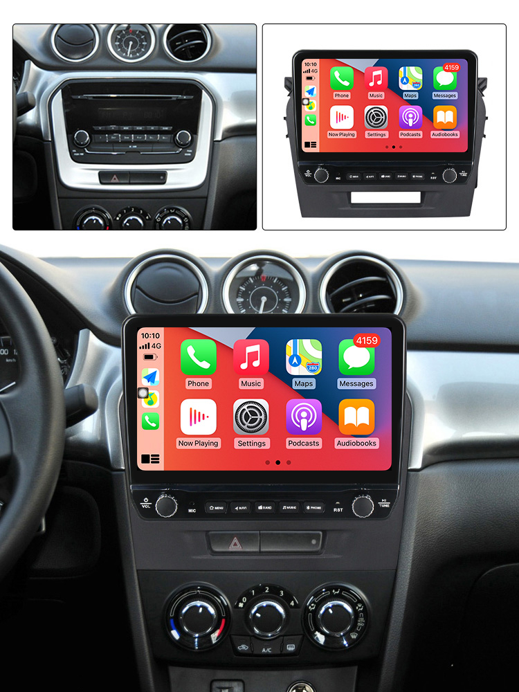 Navigatie dedicata Vitara 2014-2018 cu butoane rotative model 2024, 9 Inch, 2GB RAM 32GB ROM, Quadcore, Android 13, WiFi, Bluetooth, Magazin Play [4]