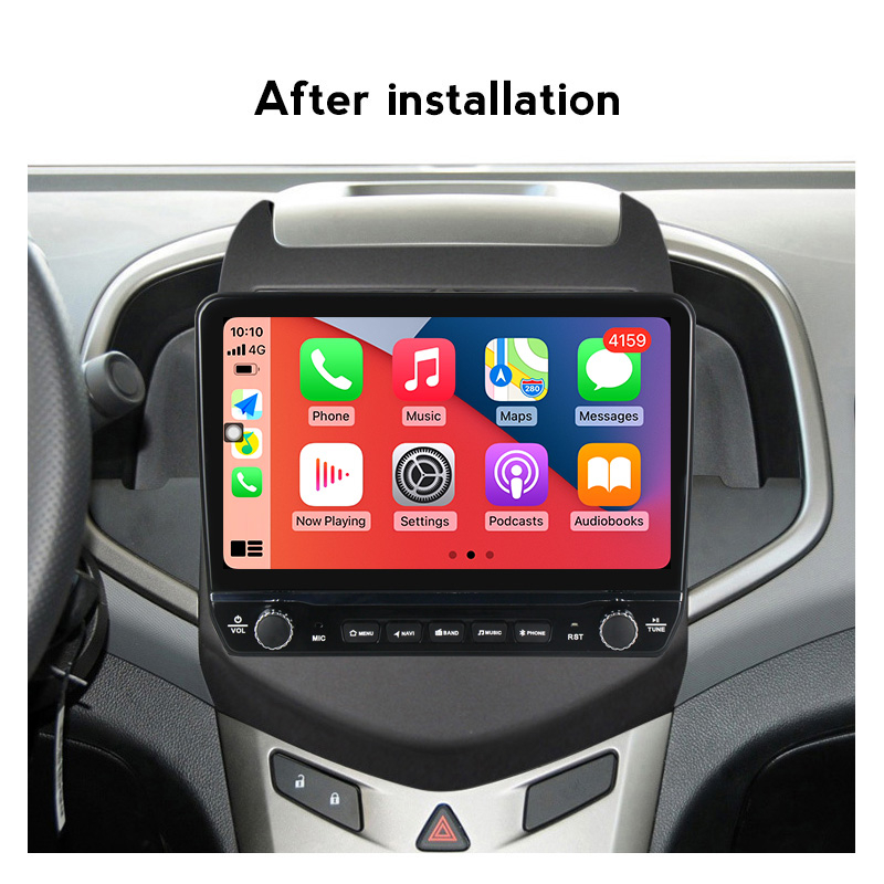 Navigatie dedicata Aveo 2011-2015 cu butoane rotative model 2024, 9 Inch, 2GB RAM 32GB ROM, Quadcore, Android 13, WiFi, Bluetooth, Magazin Play [3]