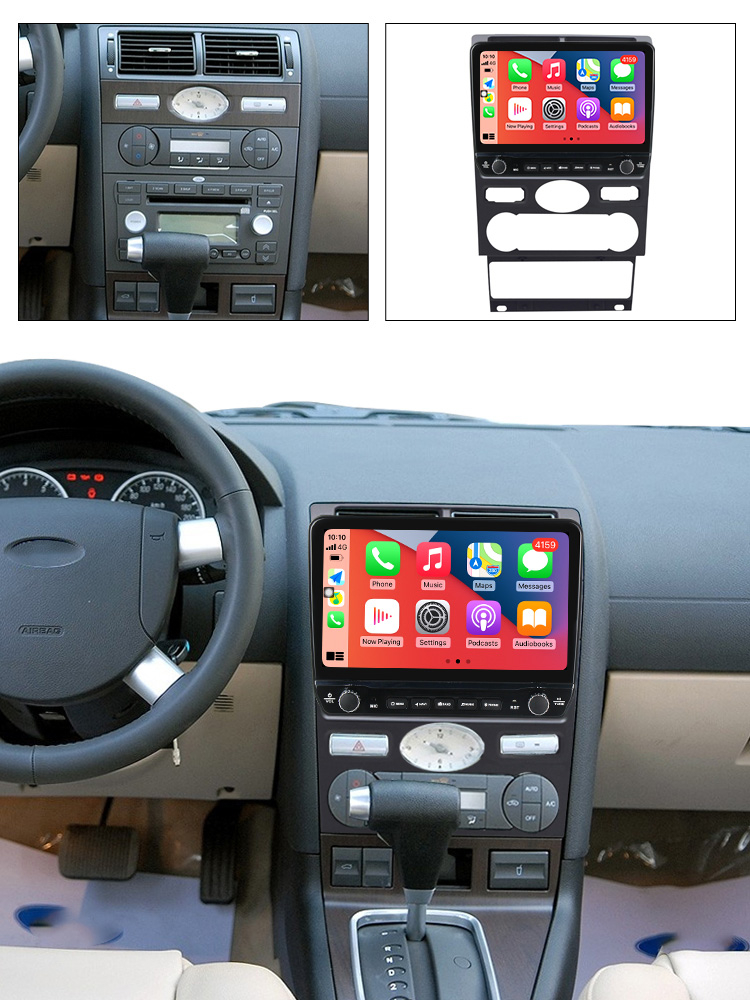 Navigatie dedicata Mondeo 3 2000-2007 cu butoane rotative model 2024, 9 Inch, 2GB RAM 32GB ROM, Quadcore, Android 13, WiFi, Bluetooth, Magazin Play [4]