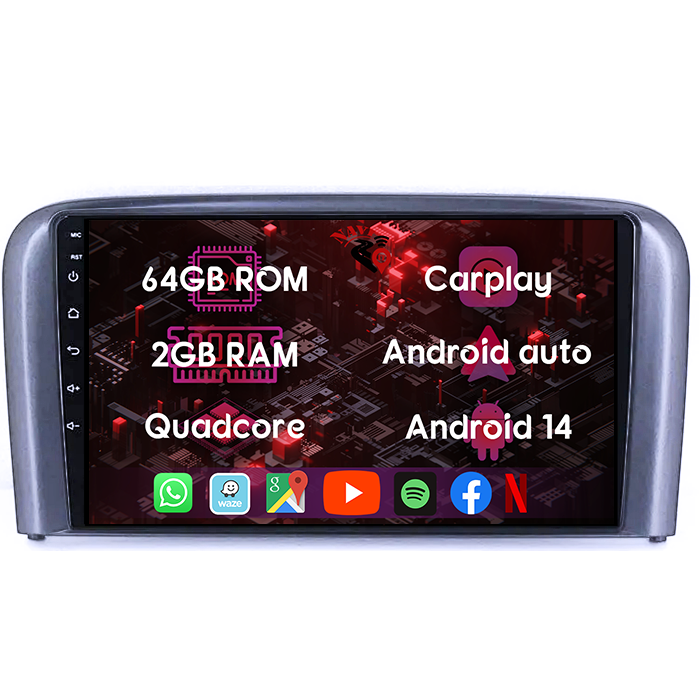 (Resigilata) Navigatie dedicata Volvo S80, 2GB RAM 32GB ROM, Quad Core, Display 9" IPS Full HD, Carplay, Android 13, Bluetooth, Magazin Play, Suport camere AHD [9]