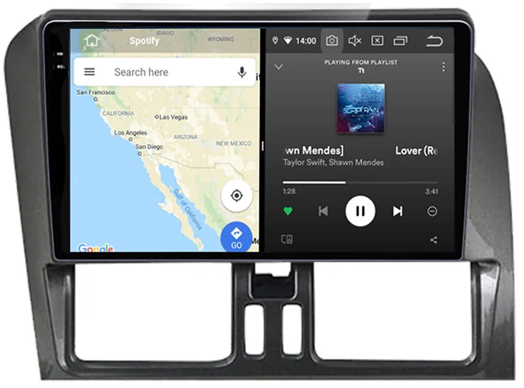 Navigatie dedicata Volvo XC60 2008-2014, 12GB RAM 256GB ROM, Android 13, Rezolutie 2K, Display QLED, 9", DSP, Carplay, Android Auto, Internet, Youtube, Waze, Wi Fi, USB [3]