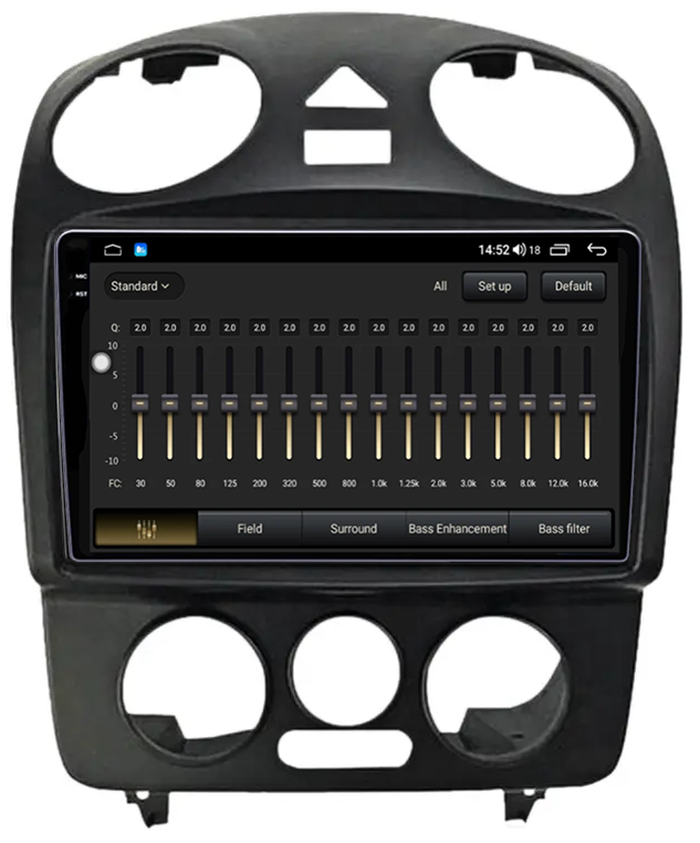 Navigatie dedicata VW Beetle 1998 - 2011, 12GB RAM 256GB ROM, Android 14, Rezolutie 2K, Display QLED, 9", DSP, Carplay, Android Auto, Internet, Youtube, Waze, Wi Fi, USB [3]