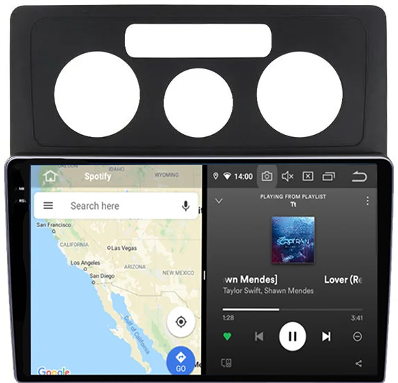 Navigatie dedicata VW Caddy 3 2004-2014, 12GB RAM 256GB ROM, Android 14, Rezolutie 2K, Display QLED, 10", DSP, Carplay, Android Auto, Internet, Youtube, Waze, Wi Fi, USB [4]