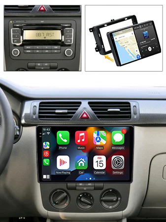 Navigatie dedicata VW Golf 5 2004-2010, 12GB RAM 256GB ROM, Android 14, Rezolutie 2K, Display QLED, 9", DSP, Carplay, Android Auto, Internet, Youtube, Waze, Wi Fi, USB [4]