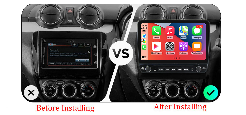 Navigatie dedicata Swift 2016-2020 cu butoane rotative model 2024, 9 Inch, 2GB RAM 32GB ROM, Quadcore, Android 13, WiFi, Bluetooth, Magazin Play [5]