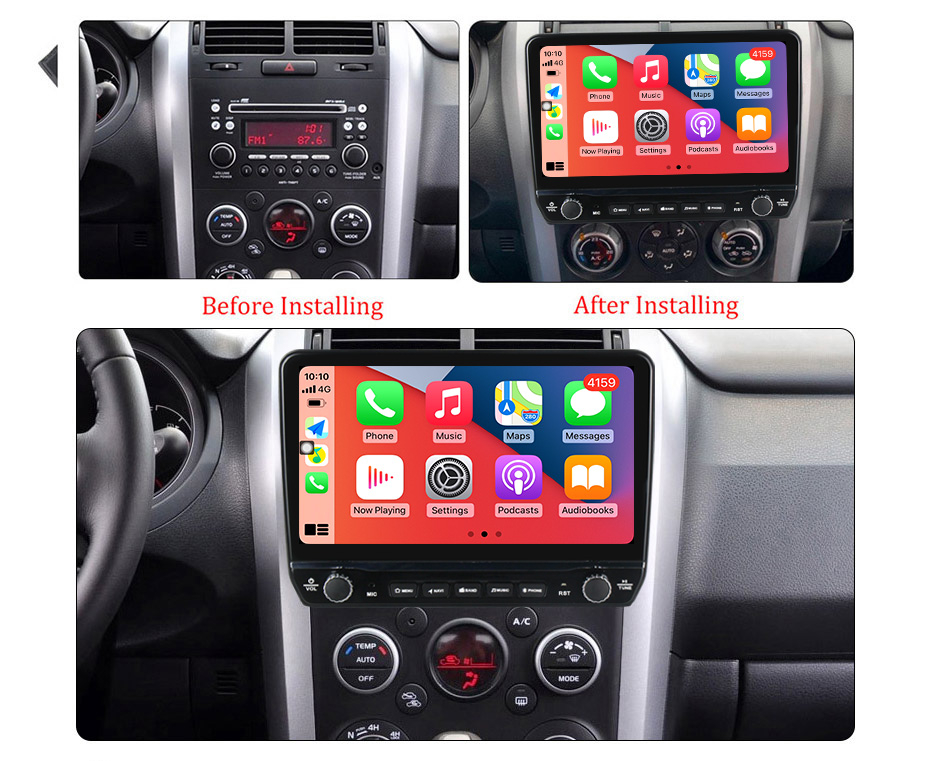 Navigatie dedicata Vitara 2005-2015 cu butoane rotative model 2024, 9 Inch, 2GB RAM 32GB ROM, Quadcore, Android 13, WiFi, Bluetooth, Magazin Play [5]