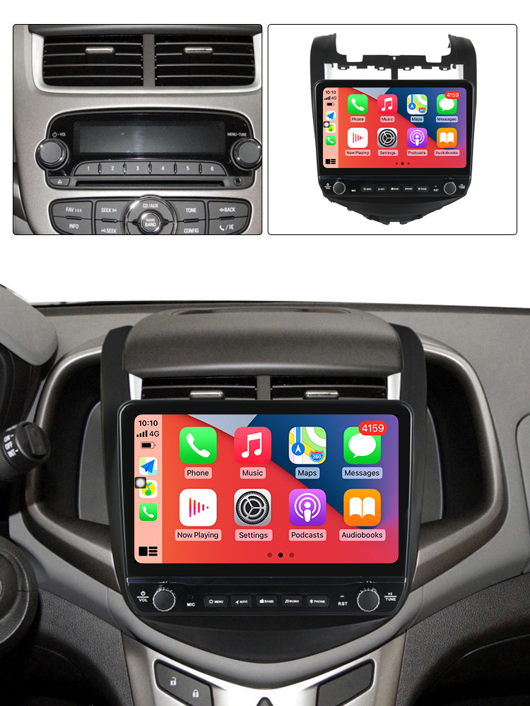Navigatie dedicata AVEO 2014-2017 cu butoane rotative model 2024, 9 Inch, 2GB RAM 32GB ROM, Quadcore, Android 13, WiFi, Bluetooth, Magazin Play [4]