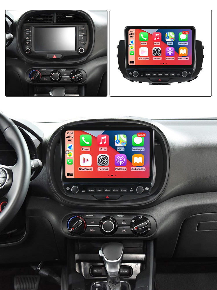Navigatie dedicata Soul 2019-2020 cu butoane rotative model 2024, 9 Inch, 2GB RAM 32GB ROM, Quadcore, Android 13, WiFi, Bluetooth, Magazin Play [4]