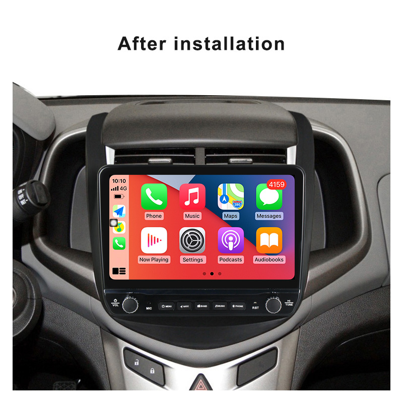Navigatie dedicata AVEO 2014-2017 cu butoane rotative model 2024, 9 Inch, 2GB RAM 32GB ROM, Quadcore, Android 13, WiFi, Bluetooth, Magazin Play [3]