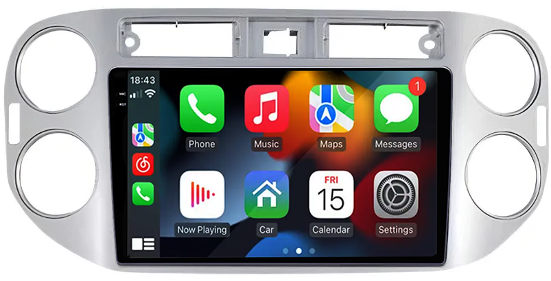 Navigatie dedicata Volkswagen Tiguan 2007-2016, Golf 5/6+, Silver, 12GB RAM 256GB ROM, Android 14, Rezolutie 2K, Display QLED, 9", DSP, Carplay, Android Auto, Internet, Youtube, W [4]