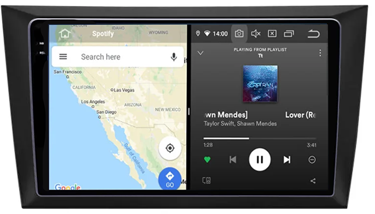Navigatie dedicata VW Golf 6 2008 - 2013, 12GB RAM 256GB ROM, Android 14, Rezolutie 2K, Display QLED, 9", DSP, Carplay, Android Auto, Internet, Youtube, Waze, Wi Fi, USB [2]