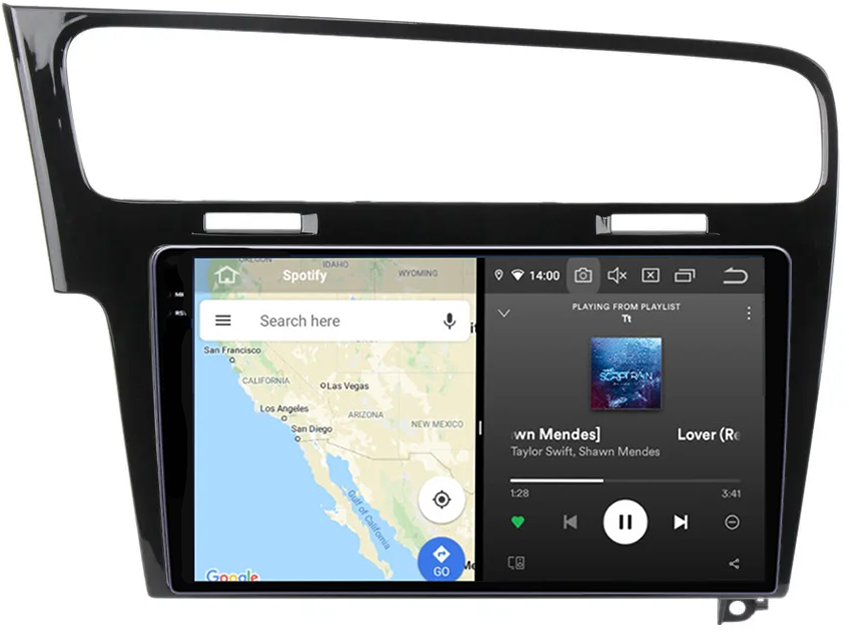 Navigatie dedicata VW Golf 7 2013-2017, 12GB RAM 256GB ROM, Android 14, Rezolutie 2K, Display QLED, 10", DSP, Carplay, Android Auto, Internet, Youtube, Waze, Wi Fi, USB [3]