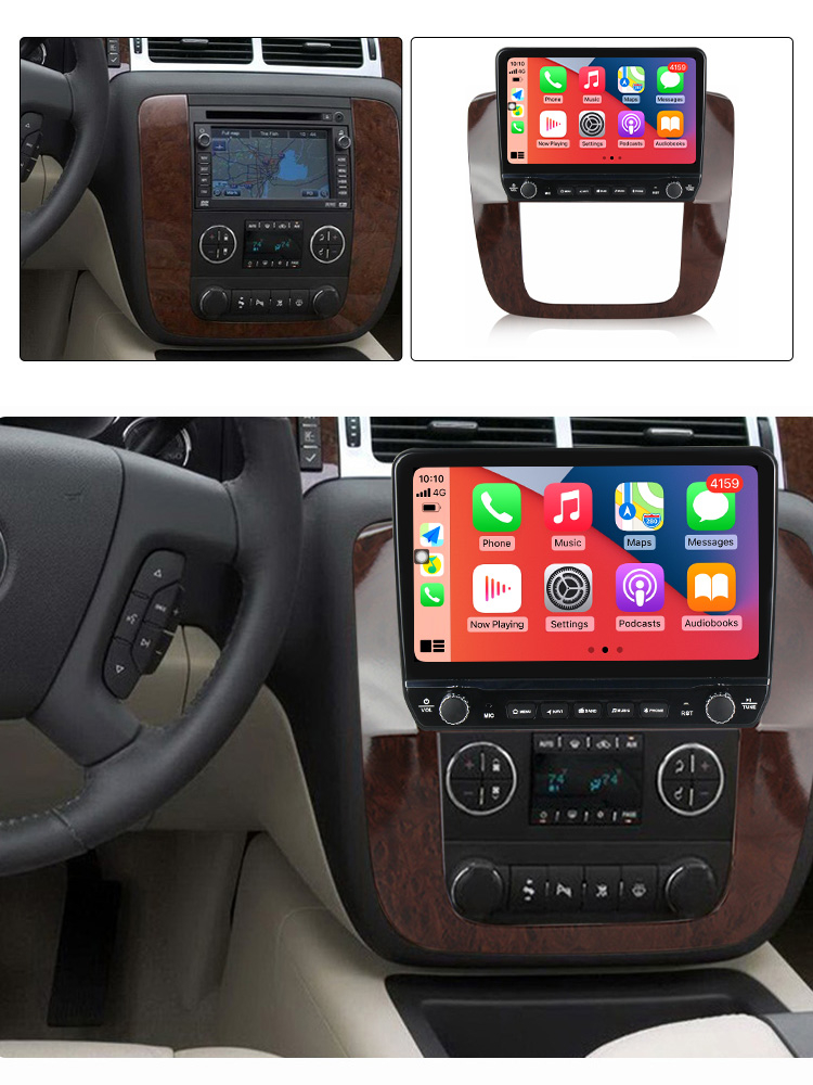 Navigatie dedicata Tahoe 2012 cu butoane rotative model 2024, 9 Inch, 2GB RAM 32GB ROM, Quadcore, Android 13, WiFi, Bluetooth, Magazin Play [4]