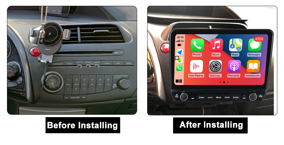 Navigatie dedicata Honda Civic 2006-2011 cu butoane rotative model 2024, 9 Inch, 2GB RAM 32GB ROM, Quadcore, Android 13, WiFi, Bluetooth, Magazin Play [7]