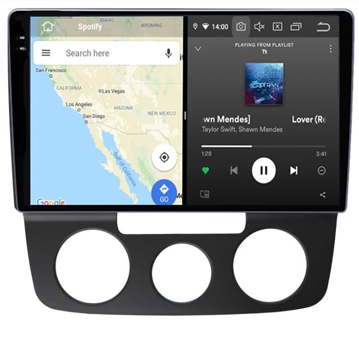 Navigatie dedicata Volkswagen Bora 2008-2012, 12GB RAM 256GB ROM, Android 14, Rezolutie 2K, Display QLED, 10", DSP, Carplay, Android Auto, Internet, Youtube, Waze, Wi Fi, USB [3]