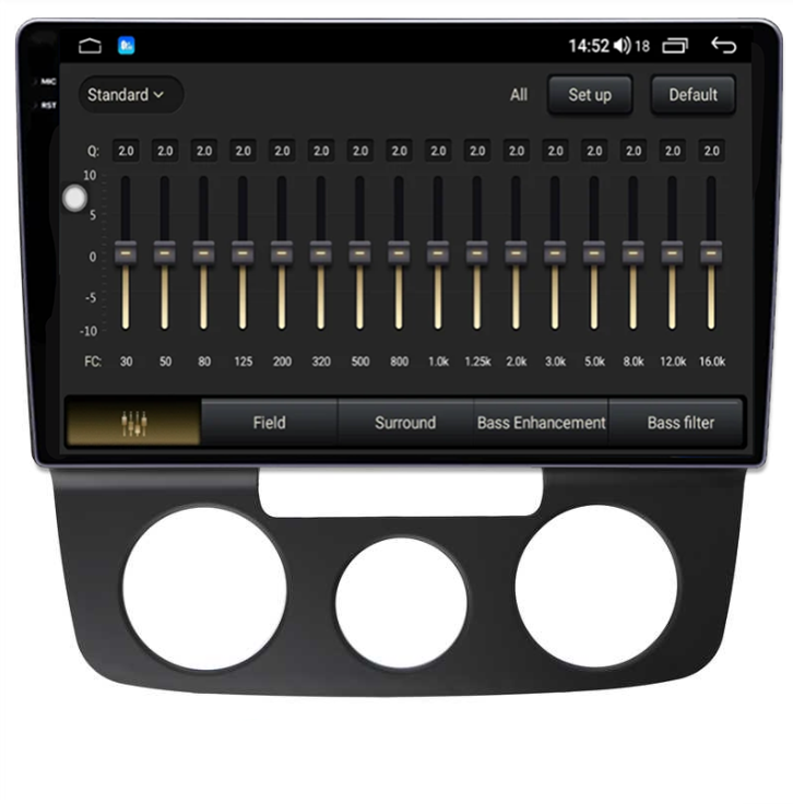 Navigatie dedicata Volkswagen Bora 2008-2012, 12GB RAM 256GB ROM, Android 14, Rezolutie 2K, Display QLED, 10", DSP, Carplay, Android Auto, Internet, Youtube, Waze, Wi Fi, USB [4]