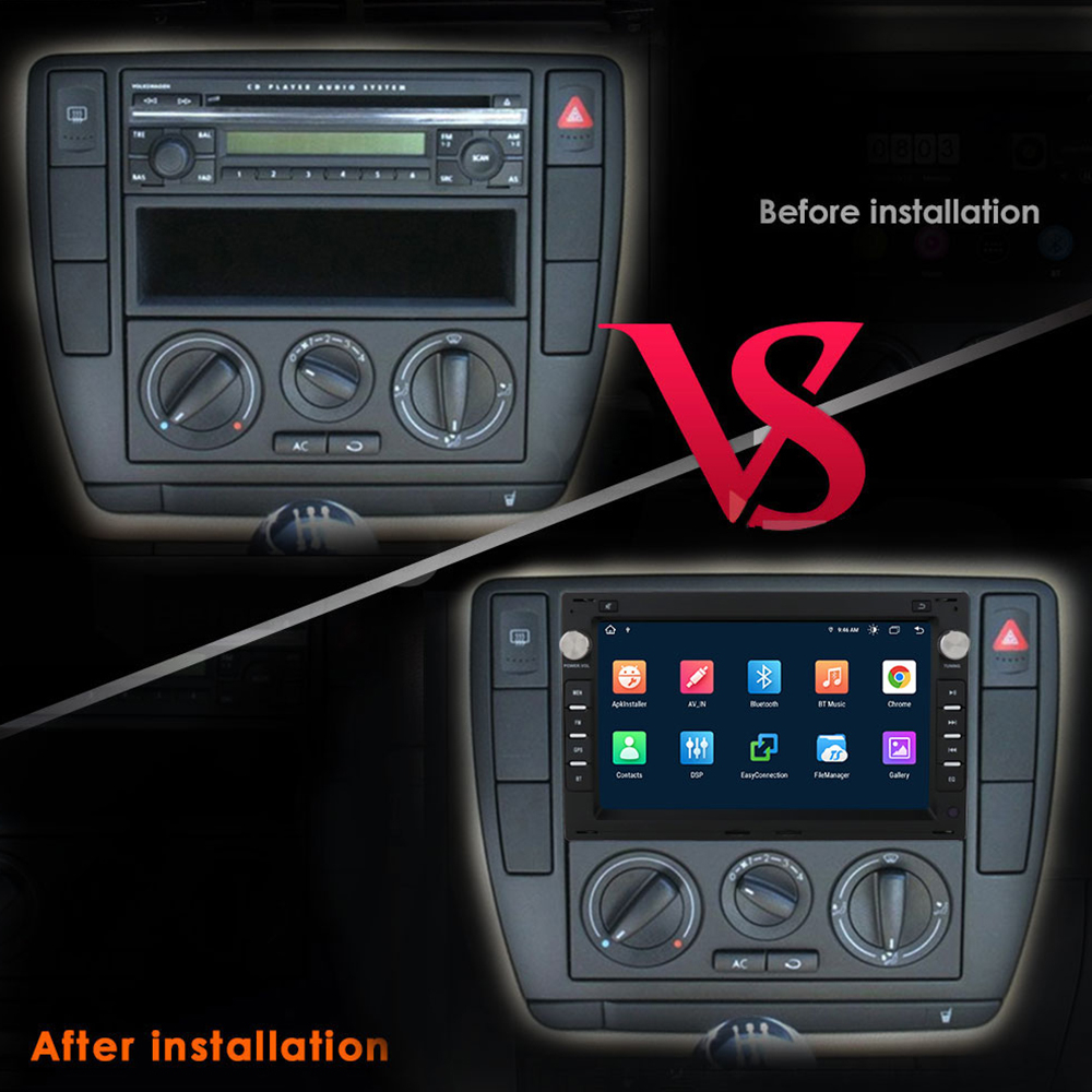 Navigatie dedicata VW Golf 4 B5, 4GB RAM 64GB ROM, Octacore, Android 14, Display 7", DSP, Carplay, Android Auto, Internet, Youtube, Waze, WIFI, Bluetooth [3]