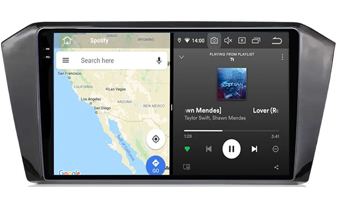 Navigatie dedicata VW Passat B8 2006+, 12GB RAM 256GB ROM, Android 14, Rezolutie 2K, Display QLED, 10", DSP, Carplay, Android Auto, Internet, Youtube, Waze, Wi Fi, USB [5]