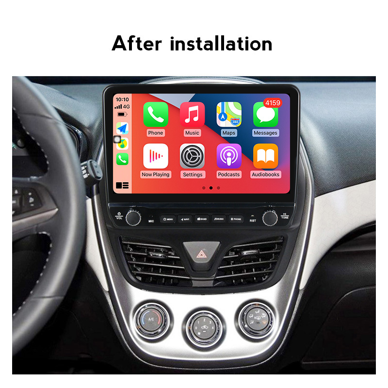 Navigatie dedicata Spark Beat 2015-2018 cu butoane rotative model 2024, 9 Inch, 2GB RAM 32GB ROM, Quadcore, Android 13, WiFi, Bluetooth, Magazin Play [3]