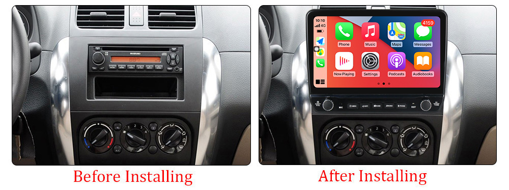 Navigatie dedicata SX4 2006-2014 cu butoane rotative model 2024, 9 Inch, 2GB RAM 32GB ROM, Quadcore, Android 13, WiFi, Bluetooth, Magazin Play [5]