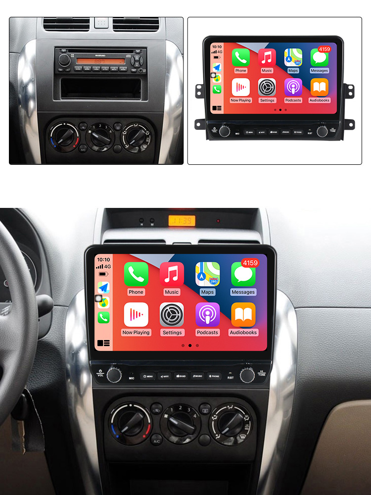 Navigatie dedicata SX4 2006-2014 cu butoane rotative model 2024, 9 Inch, 2GB RAM 32GB ROM, Quadcore, Android 13, WiFi, Bluetooth, Magazin Play [4]