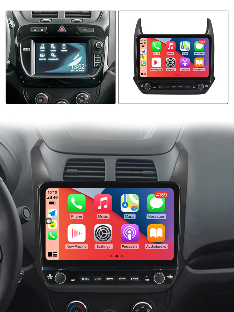 Navigatie dedicata Cobalt 2011-2018 cu butoane rotative model 2024, 9 Inch, 2GB RAM 32GB ROM, Quadcore, Android 13, WiFi, Bluetooth, Magazin Play [4]