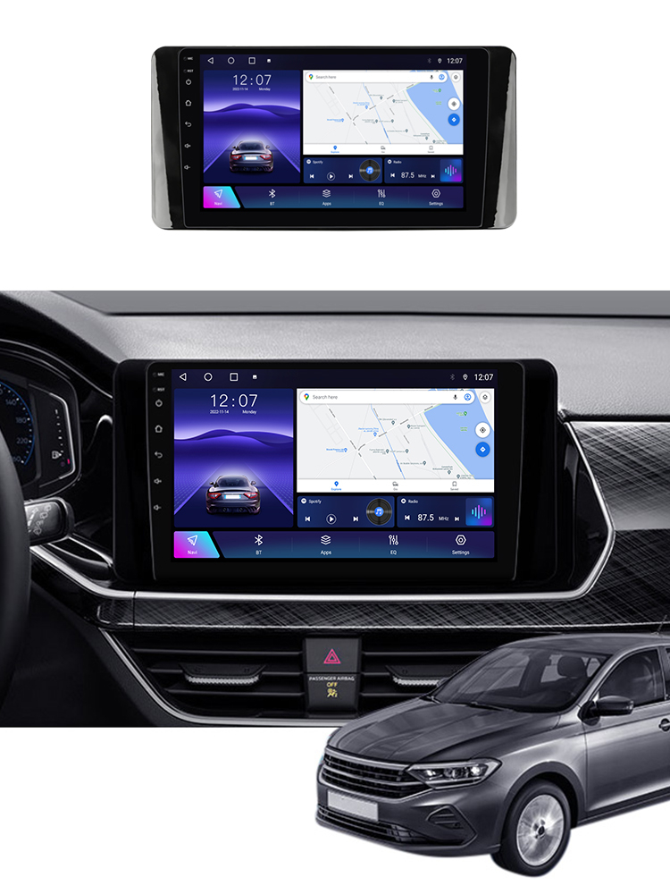 (Resigilata) Navigatie dedicata VW Polo 6 2020-2022, Android 14, Wireless Carplay si Android auto 2GB RAM 32 ROM, Display IPS, 9 inch, Microfon Extern [2]
