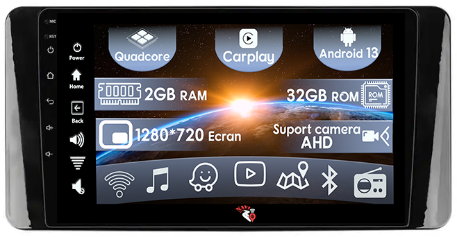 (Resigilata) Navigatie dedicata VW Polo 6 2020-2022, Android 14, Wireless Carplay si Android auto 2GB RAM 32 ROM, Display IPS, 9 inch, Microfon Extern [1]