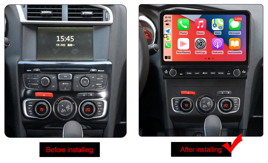 Navigatie dedicata C4L 2013-2016 cu butoane rotative model 2024, 10 Inch, 2GB RAM 32GB ROM, Quadcore, Android 13, WiFi, Bluetooth, Magazin Play [5]
