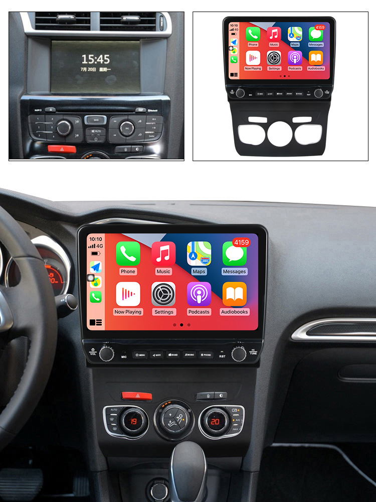 Navigatie dedicata C4L 2013-2016 cu butoane rotative model 2024, 10 Inch, 2GB RAM 32GB ROM, Quadcore, Android 13, WiFi, Bluetooth, Magazin Play [4]