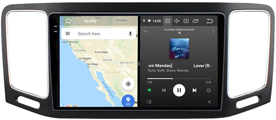 Navigatie dedicata VW Sharan 2012-2018, 12GB RAM 256GB ROM, Android 14, Rezolutie 2K, Display QLED, 9", DSP, Carplay, Android Auto, Internet, Youtube, Waze, Wi Fi, USB [4]