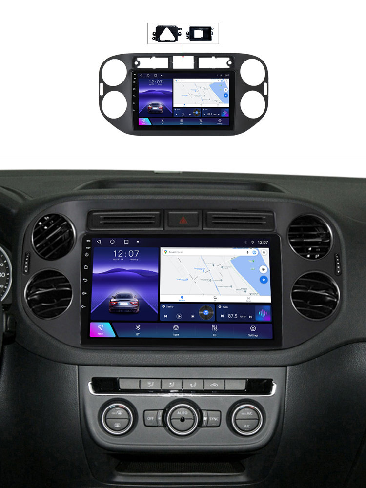(Resigilata) Navigatie dedicata VW Tiguan 2007-2016, Golf 5/6+, 2GB RAM 32GB ROM, Quad Core, Display 9" IPS Full HD, Carplay, Android 14, Bluetooth, Magazin Play, Suport camere AHD [11]