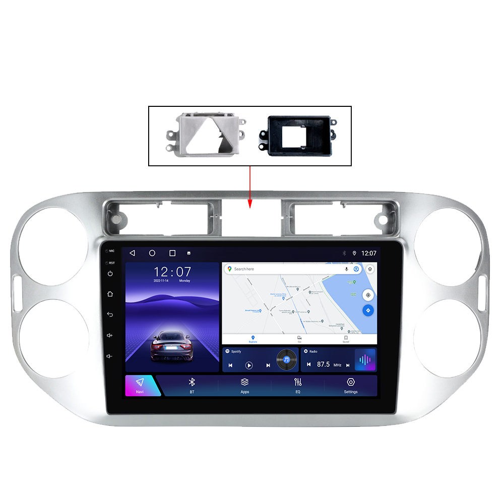 (Resigilata) Navigatie dedicata VW Tiguan 2007-2016, Golf 5/6+, 2GB RAM 32GB ROM, Quad Core, Display 9" IPS Full HD, Carplay, Android 14, Bluetooth, Magazin Play, Suport camere AHD [3]