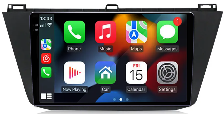 Navigatie dedicata VW Tiguan 2017-2019, 12GB RAM 256GB ROM, Android 14, Rezolutie 2K, Display QLED, 10", DSP, Carplay, Android Auto, Internet, Youtube, Waze, Wi Fi, USB [3]