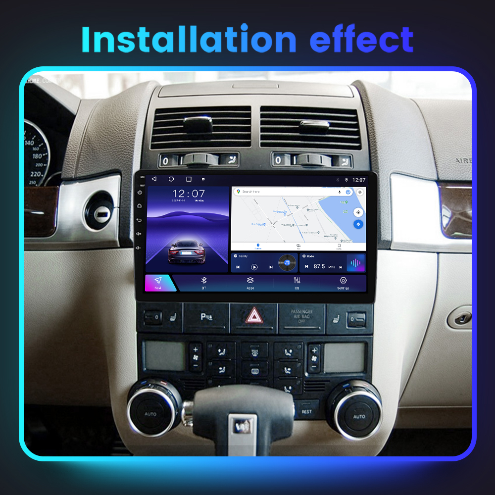 Navigatie dedicata VW Touareg 2003-2010, 4GB RAM 64GB ROM, Quadcore, Android 14, Display QLED 1K, 9", DSP, Carplay&Android Auto, Suport camere AHD [3]
